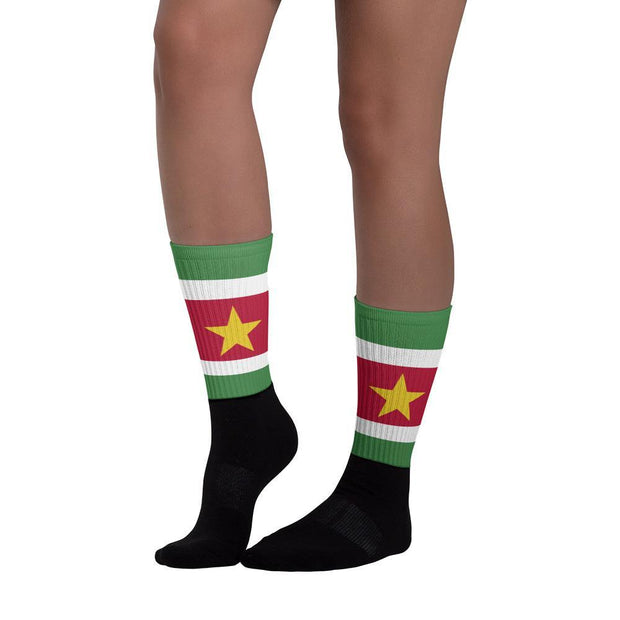 Suriname Flag Socks - Flag Socks International