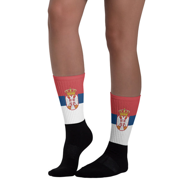 Serbia Flag Socks