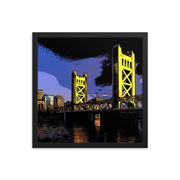 Sacramento - Framed photo paper poster - Flag Socks International