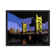 Sacramento - Framed photo paper poster - Flag Socks International