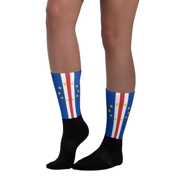 Cape Verde Flag Socks - Flag Socks International