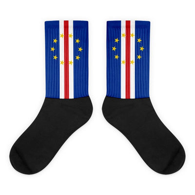 Cape Verde Flag Socks - Flag Socks International