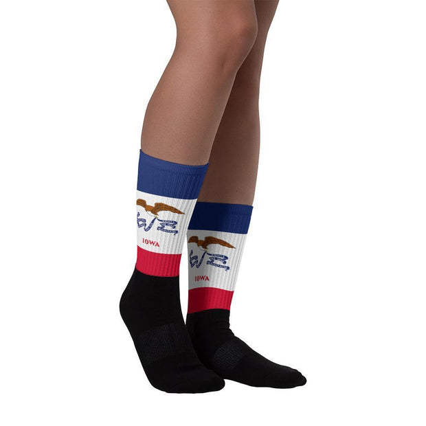 Iowa Flag Socks - Flag Socks International