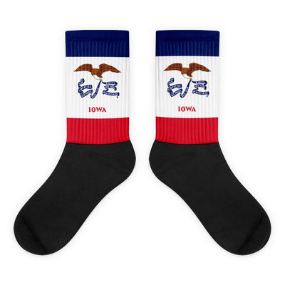 Iowa Flag Socks - Flag Socks International