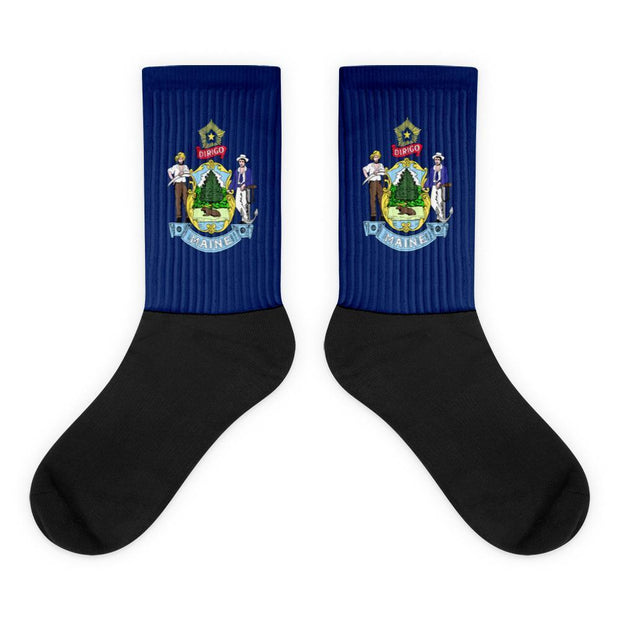 Maine Flag Socks - Flag Socks International