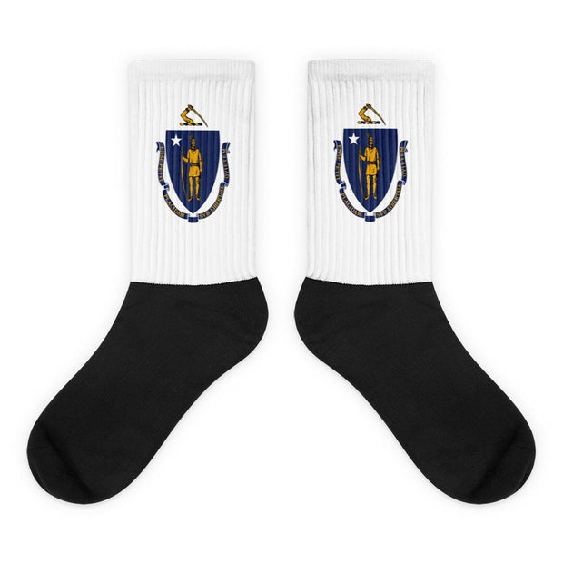 Massachusetts Flag Socks - Flag Socks International