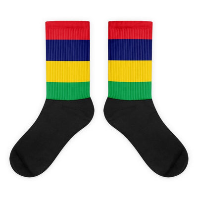 Mauritius Flag Socks - Flag Socks International