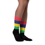 Mauritius Flag Socks - Flag Socks International