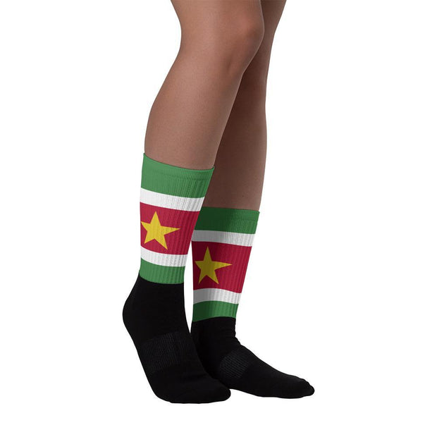 Suriname Flag Socks - Flag Socks International
