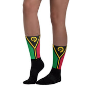 Vanuatu Flag Socks - Flag Socks International
