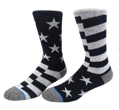 United States Black & White Flag Socks - Speciality - Flag Socks International